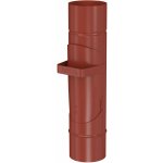 Bryza Stal Klapka na dešťovou vodu 100 mm cihlově červená – Hledejceny.cz