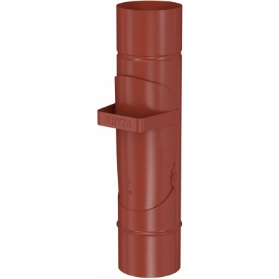 Bryza Stal Klapka na dešťovou vodu 100 mm cihlově červená – Hledejceny.cz