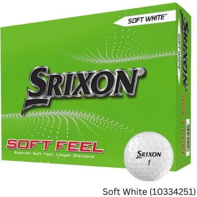 Srixon Soft Feel 23 2-plášťový bílý 3ks