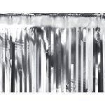 Party závěs stříbrný 90 x 250 cm – Zboží Mobilmania