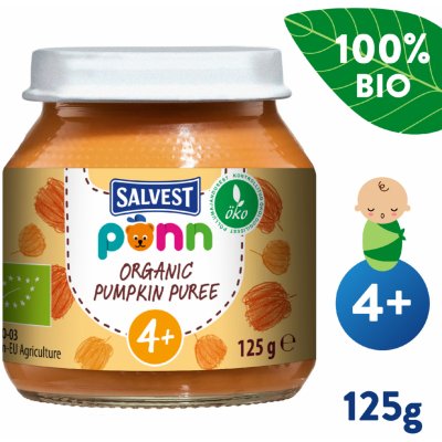 Salvest Põnn BIO Dýňové pyré 125 g – Zboží Mobilmania