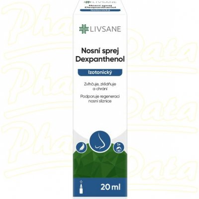 Livsane Nosní sprej Dexpanthenol Izotonický 20 ml – Zboží Dáma