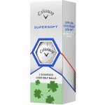 Callaway Supersoft Shamrock bílo-zelené 3 ks – Zboží Mobilmania