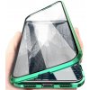 Pouzdro a kryt na mobilní telefon Pouzdro Beweare Magnetické oboustranné s tvrzeným sklem iPhone 14 Pro - zelené