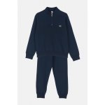 Joyce chlapecká tepláková souprava "HALF-ZIP COLLAR"/Hnědá, modrá, zelená – Sleviste.cz