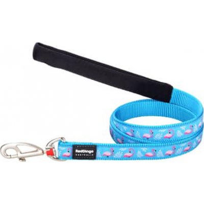 Red Dingo Nylonové vodítko FLAMINGO s plameňákmi – Sleviste.cz