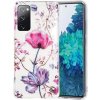 Pouzdro a kryt na mobilní telefon Samsung PROTEMIO 38355 GEOMETRIC ART Silikonový kryt Samsung Galaxy A03s FLOWER