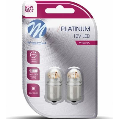 NTY Žárovka LED R5W Platinum Zarówka LED R5W Platinum Počet Diod: 5X2835SMD Canbus: Tak/typ Trzonka BA15S (LB833W-02B) – Hledejceny.cz