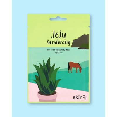 Skin79 Jeju Sandorong Jelly Mask Zklidňující látková maska s aloe vera 33 ml – Sleviste.cz