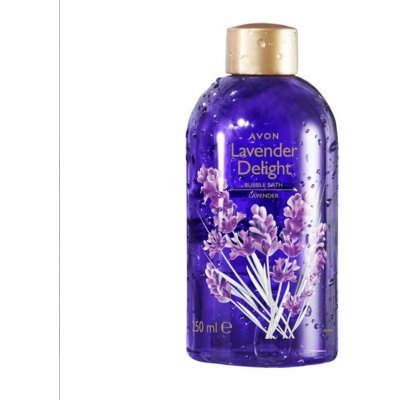 Avon Senses Lavender Delight pěna do koupele s vůní levandule a mošusu 250 ml