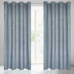EUROFIRANY ZATEMŇOVACÍ ZÁVĚS NA KROUŽCÍCH DARCY 140X250 CM MODRÁ – Hledejceny.cz