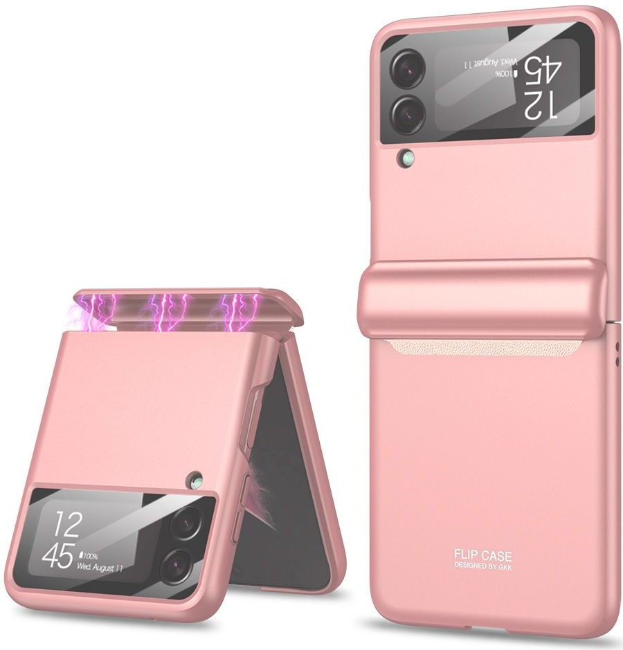 GKK MAGNETIC Plastový Samsung Galaxy Z Flip4 5G růžové