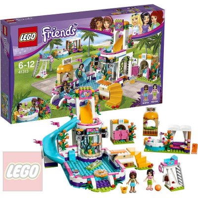 LEGO® Friends 41313 Letní bazén v městečku Heartlake – Zboží Mobilmania