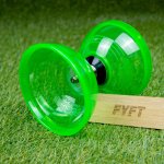 Hurricane Jumbo žonglovací diabolo s ložiskem JuggleDream Zelená – Zboží Živě