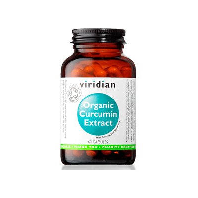 Viridian Nutrition Curcumin Extract 60 kapslí Organic (Kurkumin)