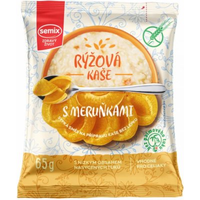 Semix Rýžová kaše s meruňkami bez lepku 65 g – Zbozi.Blesk.cz