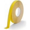 Stavební páska PROTISKLUZU protiskluzová hrubozrnná páska 19 mm x 18,3 m žlutá