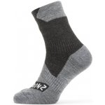 Sealskinz Nepromokavé ponožky WP All Weather Ankle černášedá – Hledejceny.cz