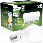 Lumiled 6x LED žárovka E27 A60 13W = 100W 1521lm 4000K Neutrálni bílá 260° – Hledejceny.cz