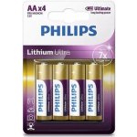 Philips Ultra Lithium AA 4ks FR6LB4A/10 – Zboží Živě
