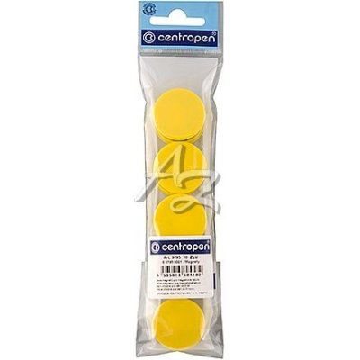 Centropen magnety 9795 10 ks ŽLUTÉ 159 – Zbozi.Blesk.cz