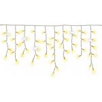 Easy Fix Interiér LED rampouchy světelné krápníky 300 × 50 cm, teple bílá s FLASH, 144 diod, čirý kabel IP20, prodlužovací – Hledejceny.cz