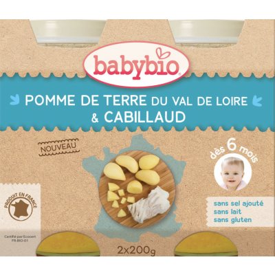 Babybio brambory s treskou 2 x 200 g – Hledejceny.cz