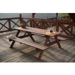 Rojaplast Piknik 180 cm mořený – Hledejceny.cz