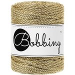 Bobbiny bavlněná šňůra na macramé 3ply REGULAR metallic-gold – Hledejceny.cz