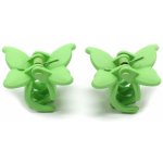 Skřipečky do vlasů - motýlci, 2 ks Barva: modrá – Zboží Dáma