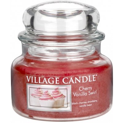 Village Candle Cherry Vanilla Swirl 389 g – Zboží Mobilmania