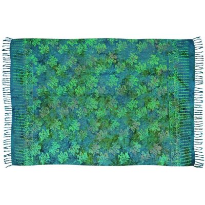 Sarong Bob batik Listy zelená – Zboží Dáma
