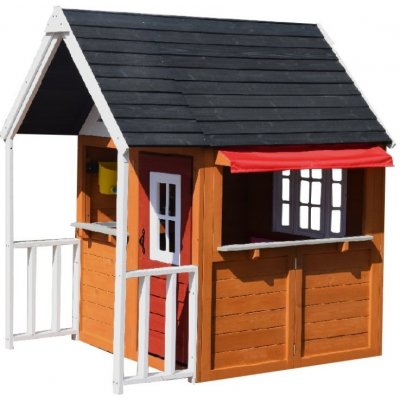 eliNeli dřevěný zahradní domek s verandou a kuchyňkou – Zboží Mobilmania