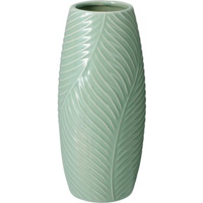 Váza porcelán 93x93x202mm motiv list, zelená – Hledejceny.cz