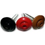 Klempířský šroub s EPDM podložkou, Torx 4,5 x 45 nerez A2/RAL 8004 - měděná hnědá / balení 200 ks – Sleviste.cz