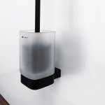 Nimco Kibo černé Toaletní WC kartáč s hranatou rukojetí Ki-14094CN-HR-90 – Hledejceny.cz
