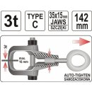 Yato YT-2543 Svěrka karosářská samosvorná k tahání typ C 3t 142mm