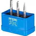 Pferd 85 Z3 Stopkové frézy HSS Sada 3 ks (Stopka 6 mm) – Hledejceny.cz