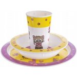 Orion Jídelní dětská sada KOCOUŘI 3 díly – Hledejceny.cz