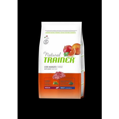 Nova Foods Trainer Natural Adult Medium hovězí a rýže 12 kg