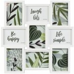 Fotorámečky na více fotografií, 53,2 × 53,2 cm, multi, bílý BB316133012 – Hledejceny.cz