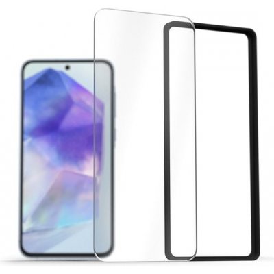 AlzaGuard 25D FullCover Glass EasyFit 2 Pack pro Samsung Galaxy A55 AGD-EFG6 – Zboží Živě