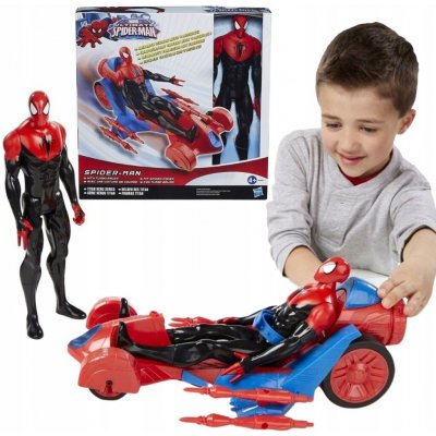 Hasbro Spiderman 30 cm + auto Turbo Racer Bolid od – Hledejceny.cz