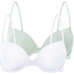 esmara podprsenka 2 kusy mintová/bílá – Zboží Mobilmania