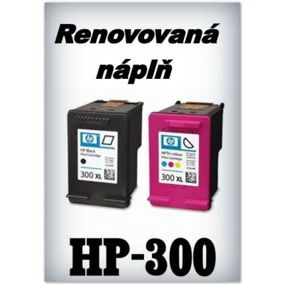 HP 300XL Bk - renovované