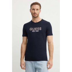 Guess tričko tmavomodrá s potiskem M4YI30 J1314 M4YI30.J1314