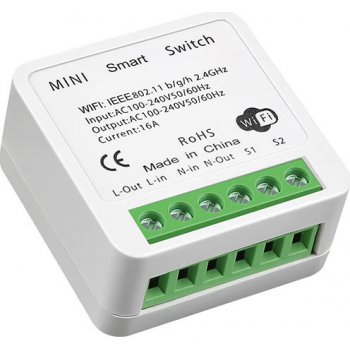 Smart spínač osvětlení NEDIS WIFIWMS10WT 1-kanálový WiFi Tuya