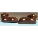 Forma na beránka 2dílná keramika hnědá malá 14x11cm – Zboží Mobilmania