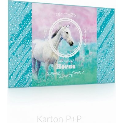 Karton P+P podložka na stůl 60x40cm kůň romantic – Zbozi.Blesk.cz
