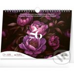 NOTIQUE Týdenní plánovací Fialové květy 30 x 21 cm 2026 – Sleviste.cz